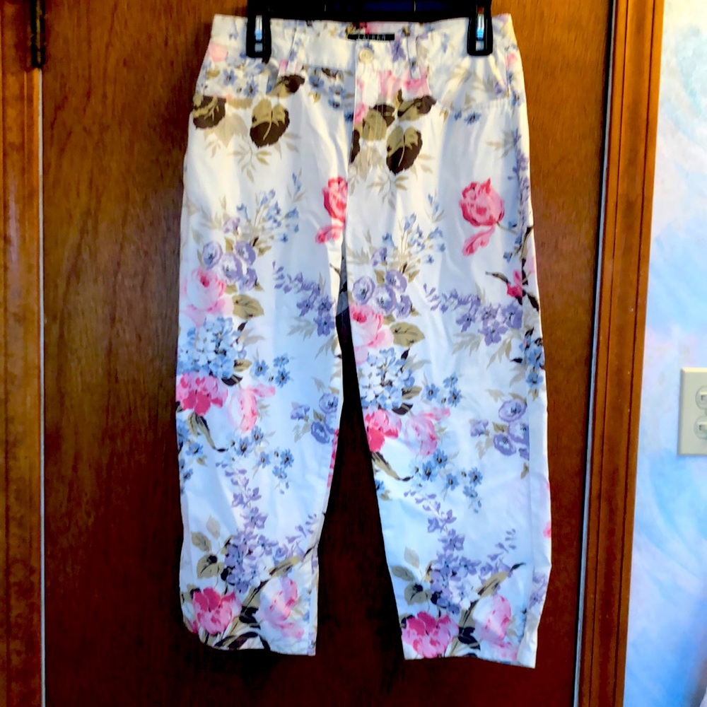 Ralph Lauren Floral Crop Pants 6